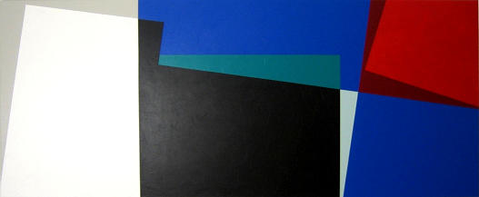 PERSPECTIV, Acryl auf Leinwand, 70 x 170 cm